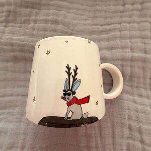 Jack's Holiday Designer Collection by Magenta Reindeer Rabbit Mug